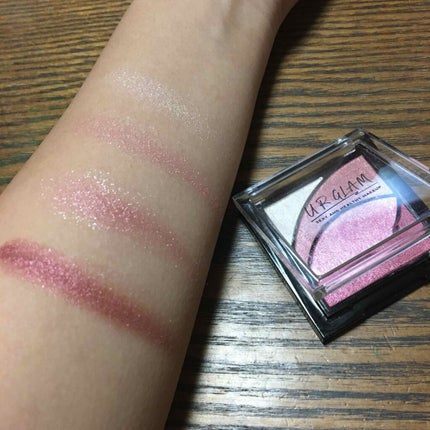 UR GLAM VELVET EYE COLOR PALETTE/U R GLAM/アイシャドウパレットを使ったクチコミ(2枚目)