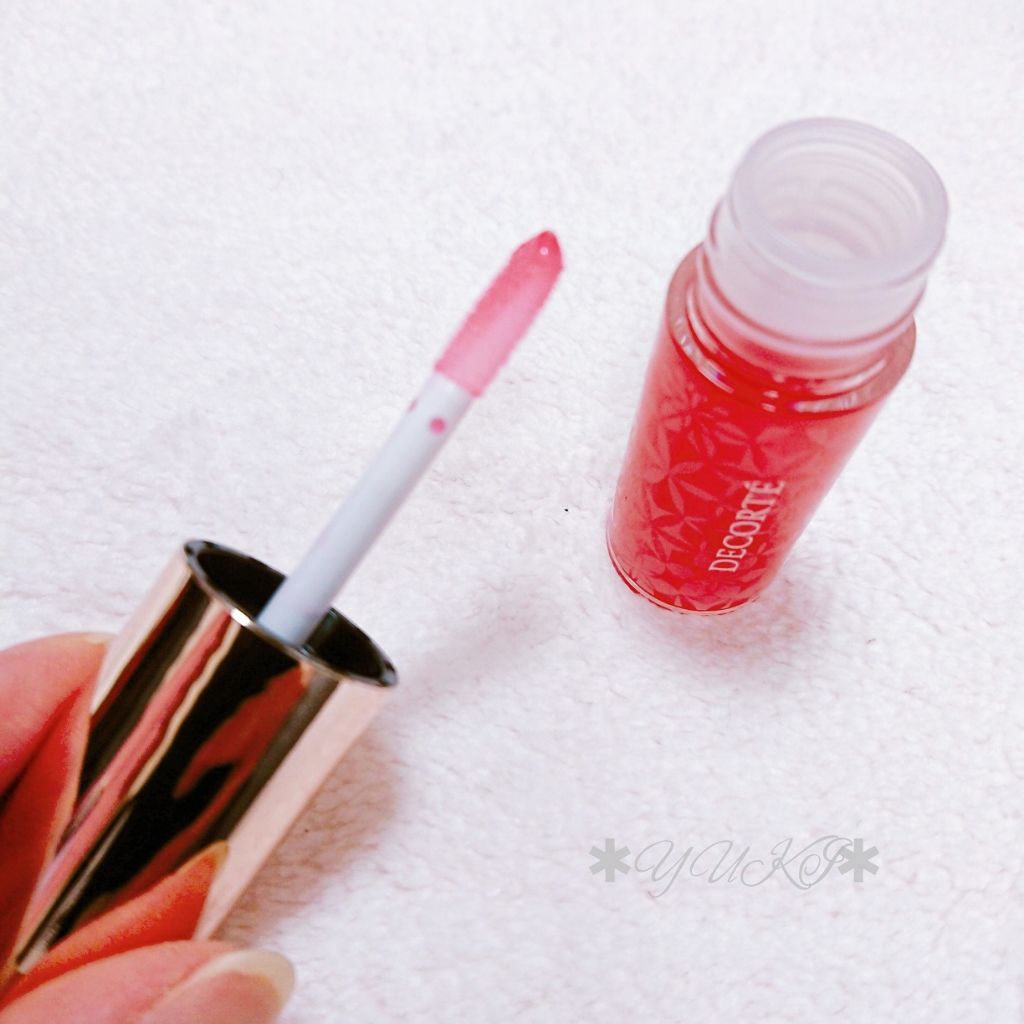 リップ オイル 04 fuchsia rose/DECORTÉ/リップオイルを使ったクチコミ（3枚目）