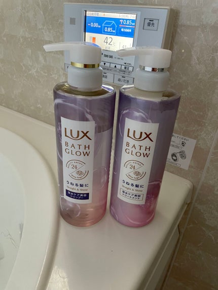 バスグロウ ストレート&シャイン シャンプー/トリートメント/LUX/市販シャンプーを使ったクチコミ(1枚目)