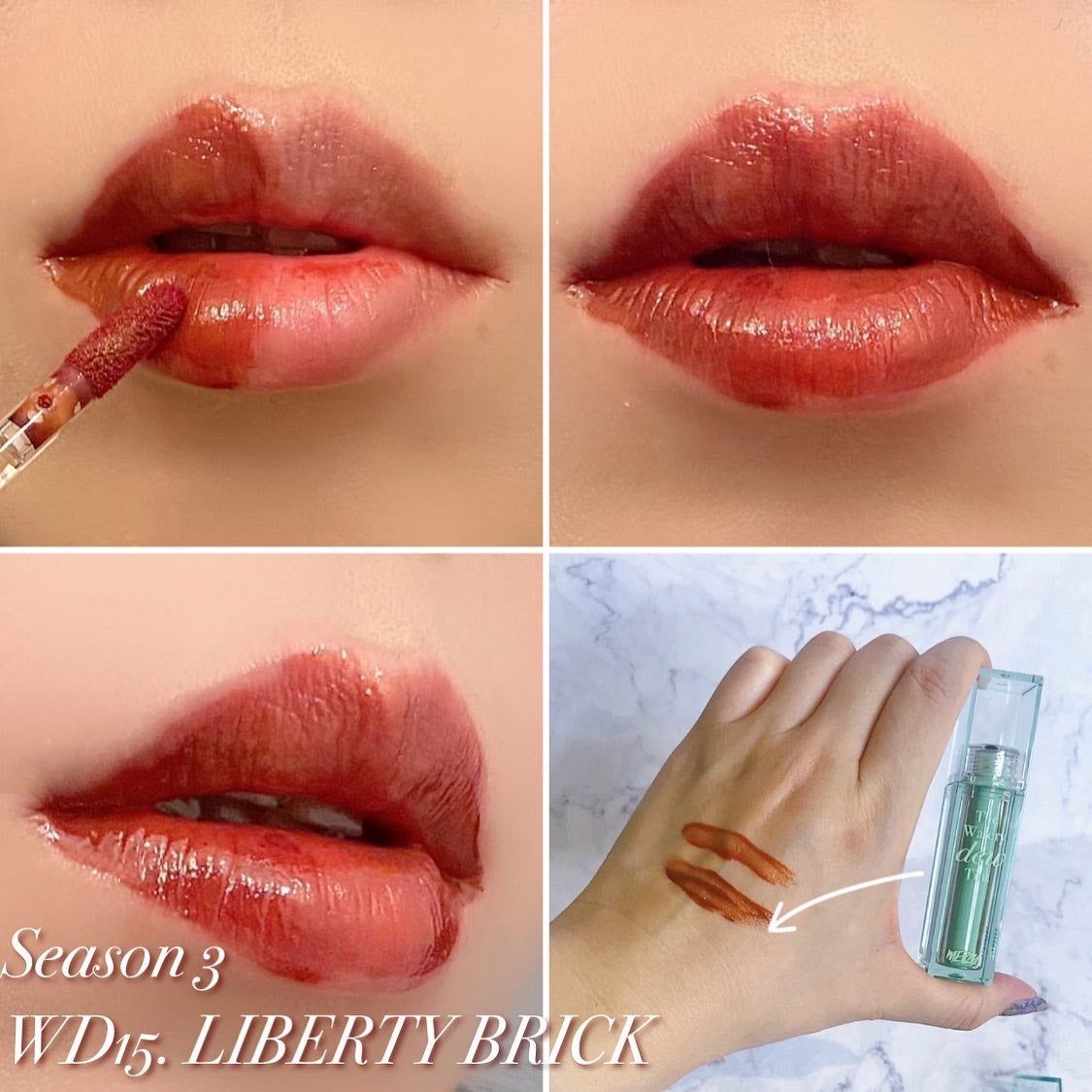 ザ ウォータリーデューティント/MERZY/リップティントを使ったクチコミ(4枚目)