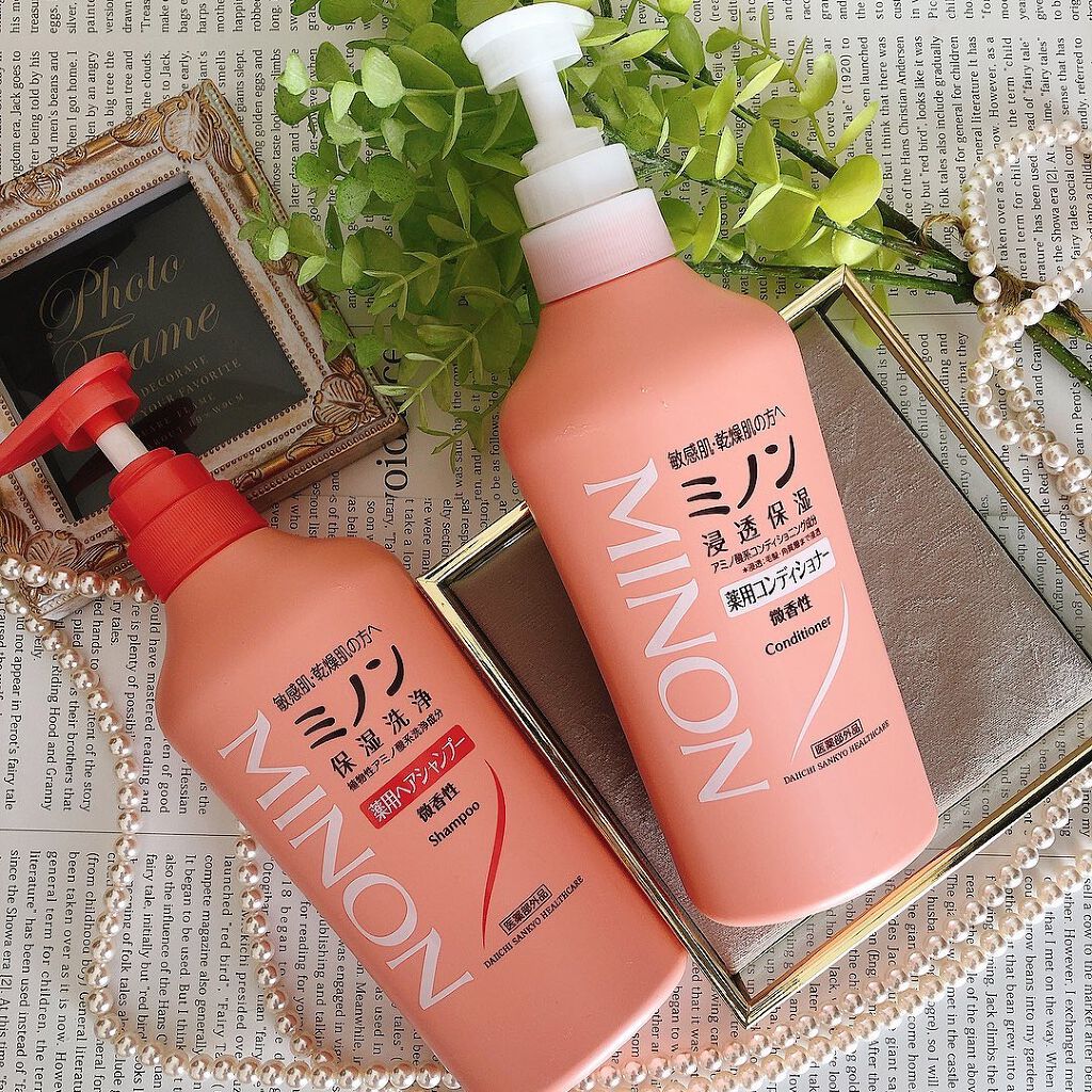 ミノン薬用ヘアシャンプー／薬用コンディショナー/ミノン/市販シャンプーを使ったクチコミ（1枚目）