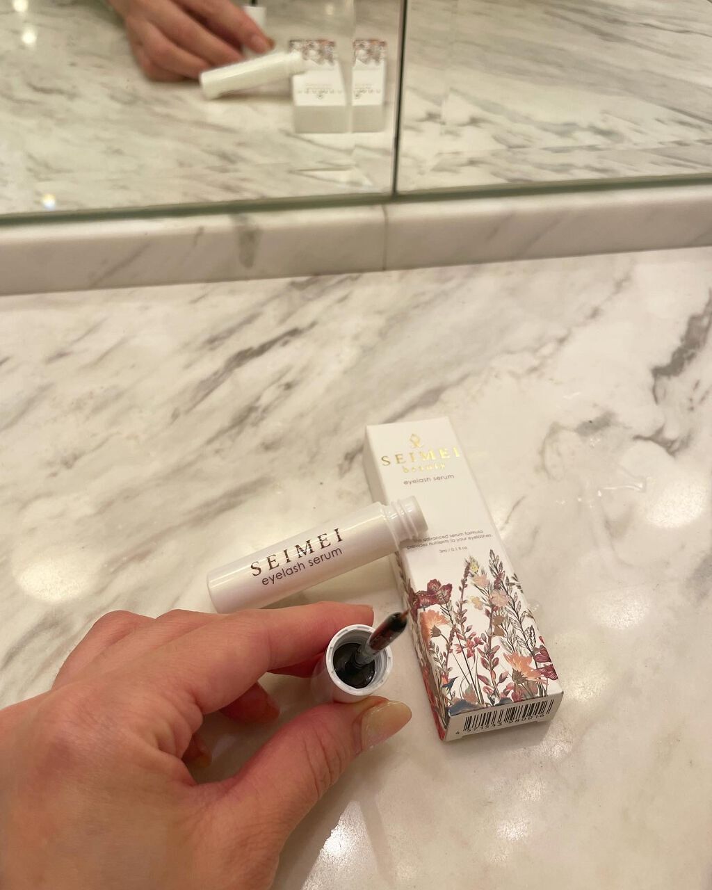 アイラッシュセラム/SEIMEI/まつげ美容液を使ったクチコミ（3枚目）