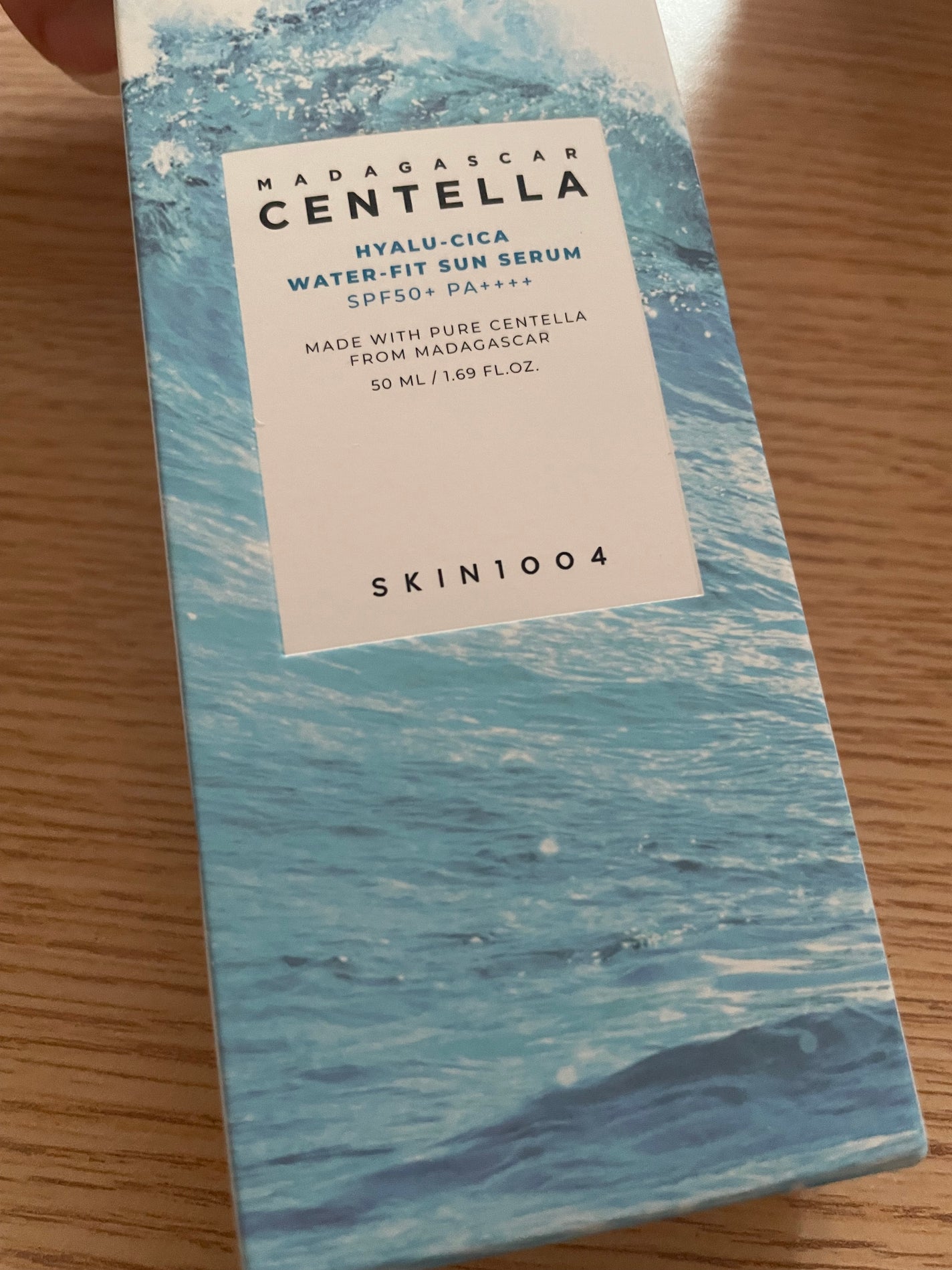 ヒアルーシカ ウォーターフィット サンセラム/SKIN1004/日焼け止めローションを使ったクチコミ(1枚目)