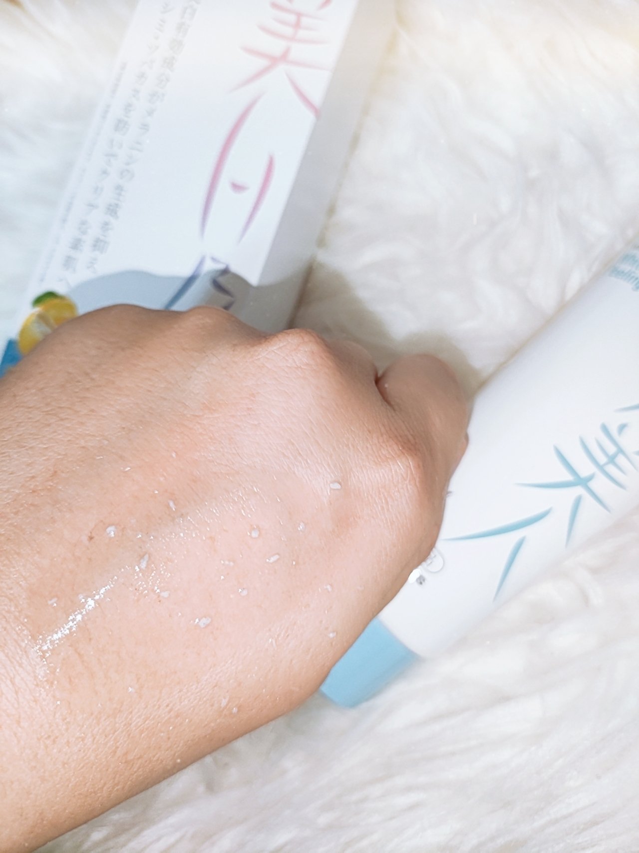 美白乃美人ピーリングジェル/ブレーンコスモス/ピーリングを使ったクチコミ（3枚目）