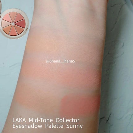 ミドルトーンアイシャドウコレクターパレット/Laka/アイシャドウパレットを使ったクチコミ(3枚目)