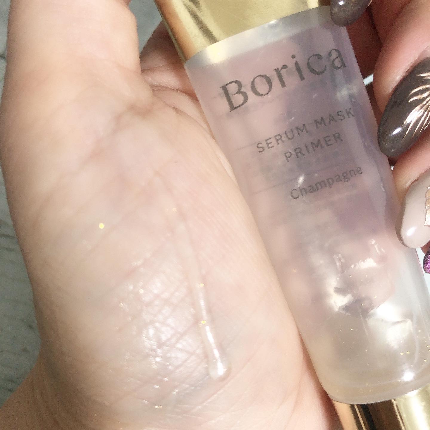 美容液マスクプライマー(シャンパン)/Borica/化粧下地を使ったクチコミ（2枚目）