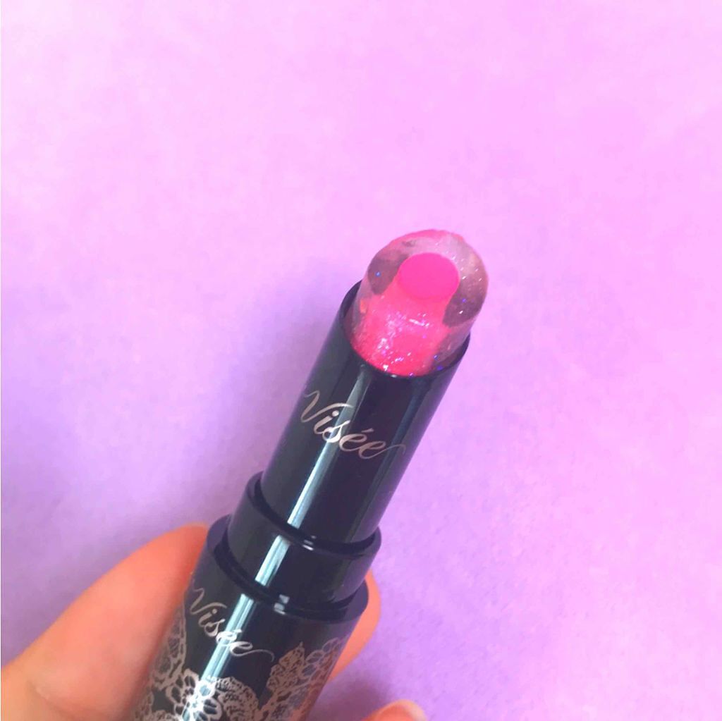 クリスタルデュオ リップスティック シアー/Visée/口紅を使ったクチコミ（2枚目）