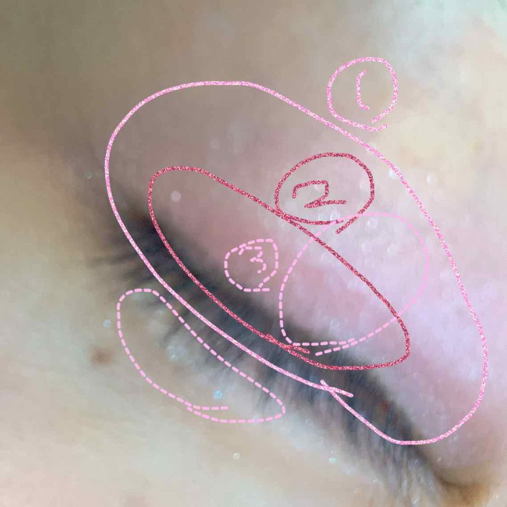 ハートメルティアイズ/インテグレート/ジェル・クリームアイシャドウを使ったクチコミ（3枚目）