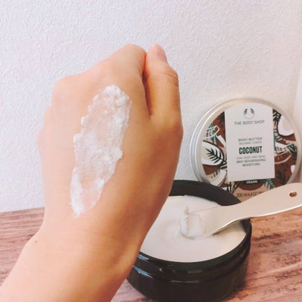 ボディバター ココナッツ/THE BODY SHOP/ボディクリームを使ったクチコミ(5枚目)