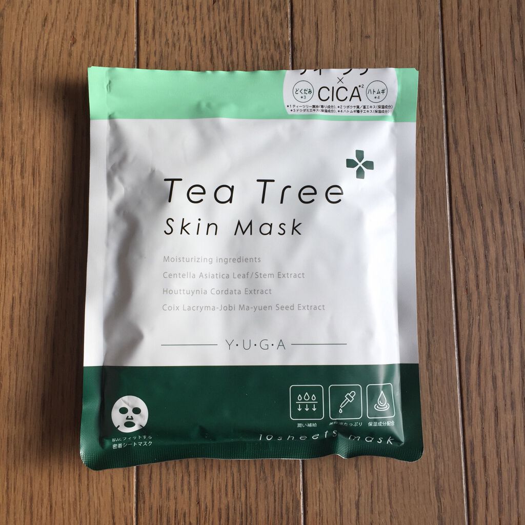 ティーツリースキンマスク/ユーガ/シートマスク・パックを使ったクチコミ（2枚目）