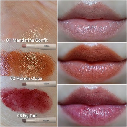 セラムオイルリップスティック /ミティア オーガニック/口紅を使ったクチコミ(5枚目)