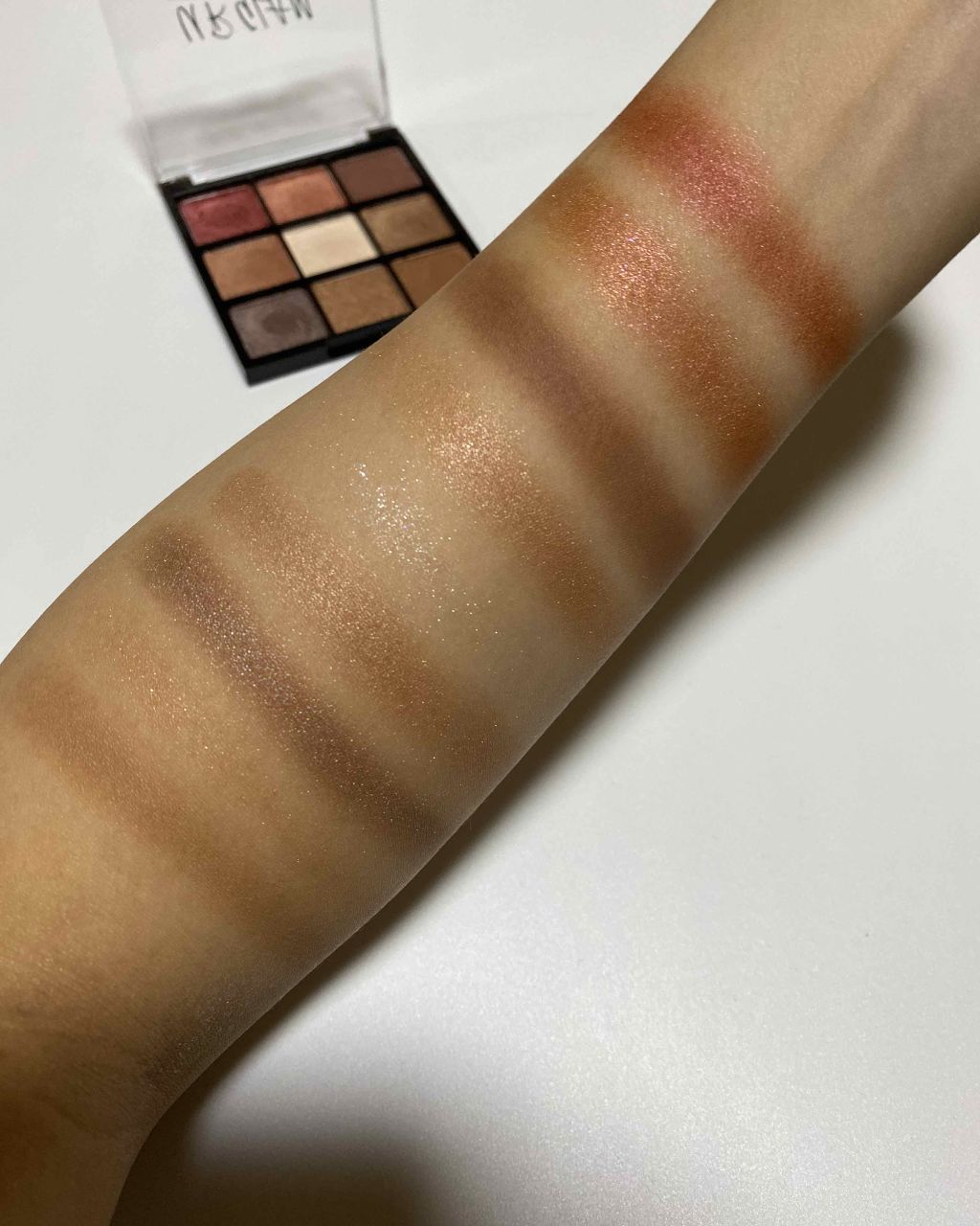 UR GLAM　BLOOMING EYE COLOR PALETTE/U R GLAM/アイシャドウパレットを使ったクチコミ（2枚目）