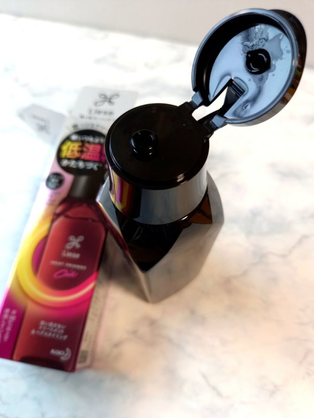 熱を味方にするオイル/リーゼ/ヘアオイルを使ったクチコミ(2枚目)