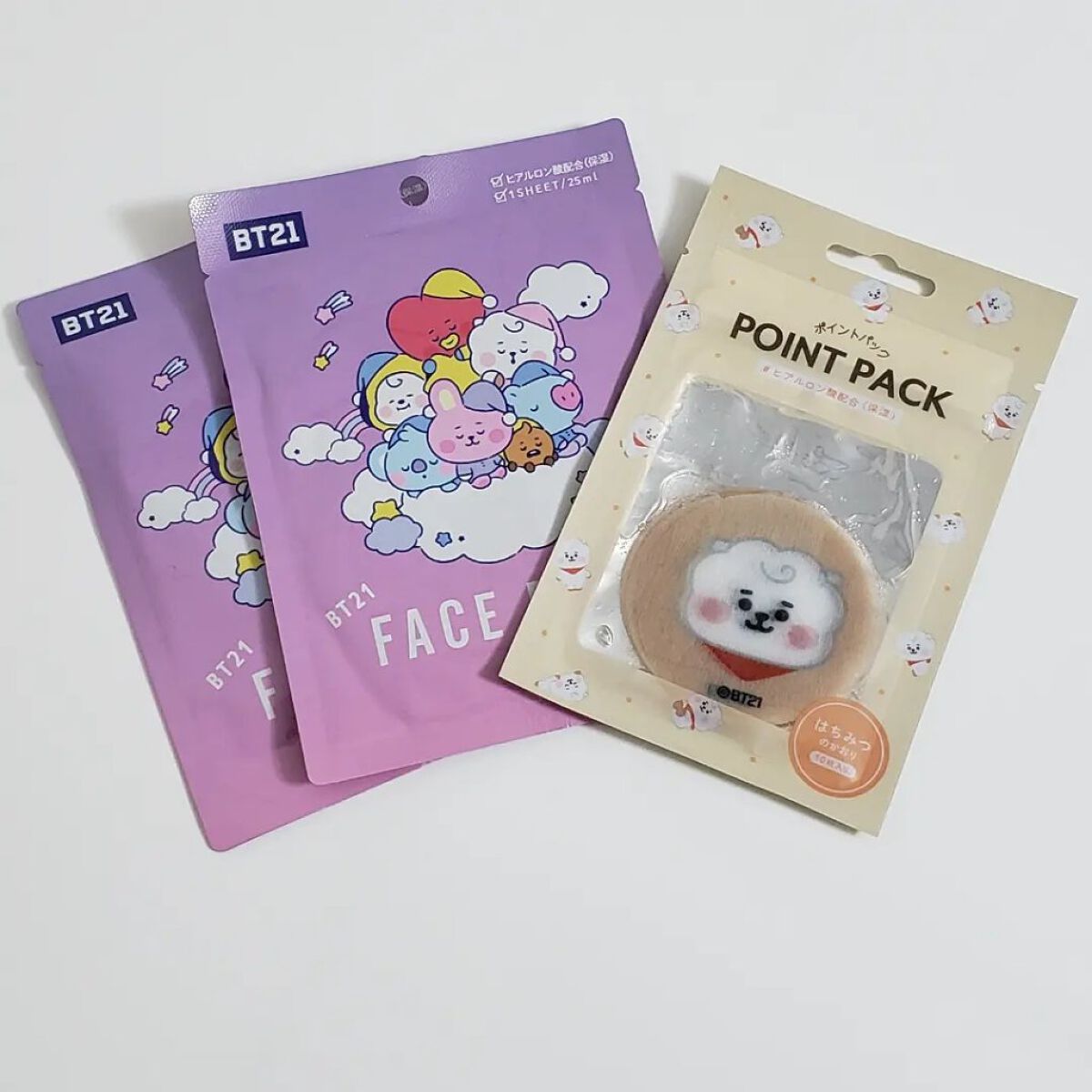 FACE PACK BT21 LINE FRIENDS LINE FRIENDS