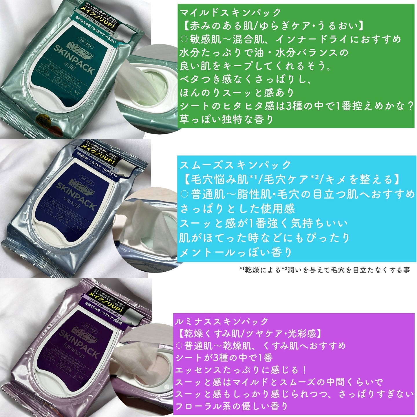 マイルドスキンパック/VT/シートマスク・パックを使ったクチコミ（2枚目）