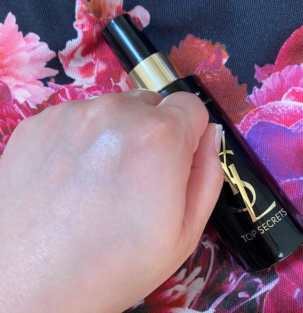 トップ シークレット セッティング グロウ スプレー/YVES SAINT LAURENT BEAUTE/ミスト状化粧水を使ったクチコミ(3枚目)