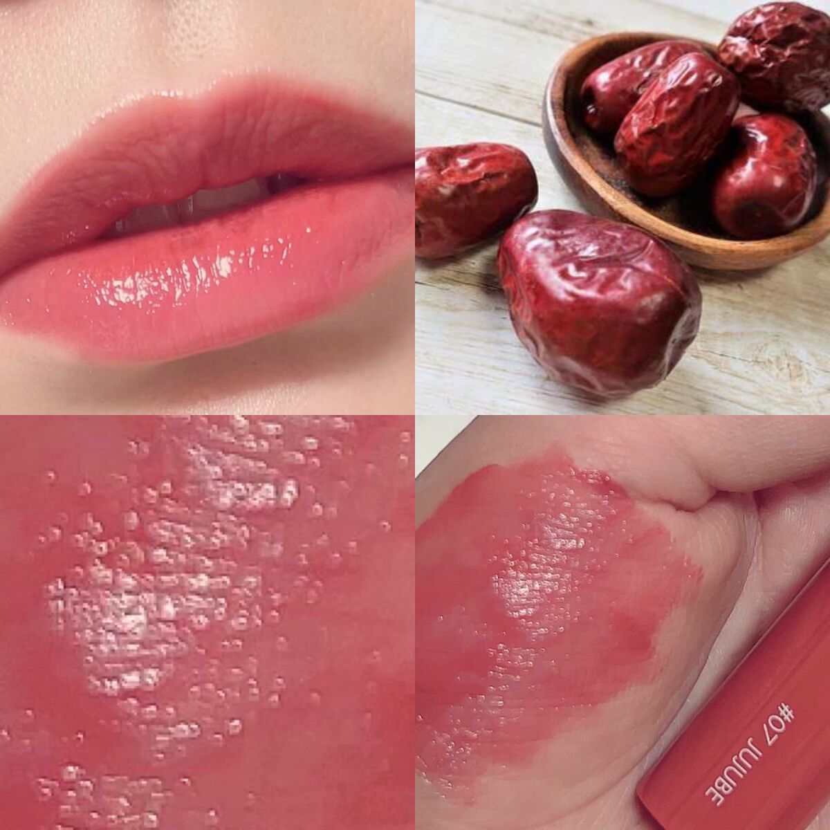 ジューシーラスティングティント/rom&nd/リップティントを使ったクチコミ（3枚目）