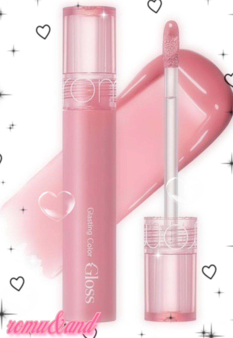 グラスティングカラーグロス/rom&nd/リップグロスを使ったクチコミ（1枚目）