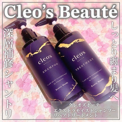 エクストラモイストシャンプー&リペアトリートメント/Cleo's Beauté/市販シャンプーを使ったクチコミ(1枚目)