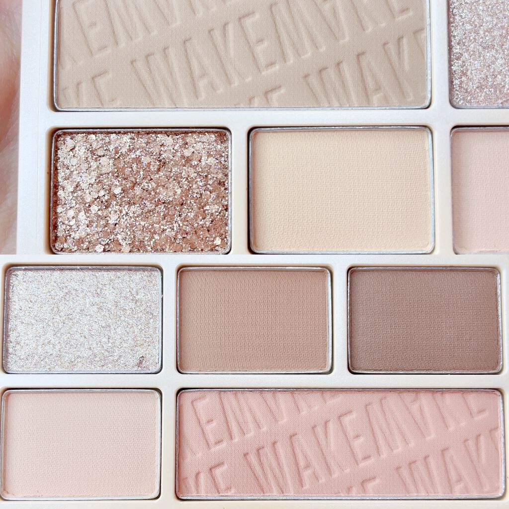 ムードスタイラー 04 BALANCED NUDE/wakemake/アイシャドウパレットを使ったクチコミ（3枚目）