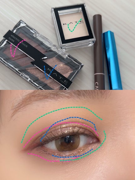 クリーミータッチライナー/キャンメイク/ジェルアイライナーを使ったクチコミ(4枚目)