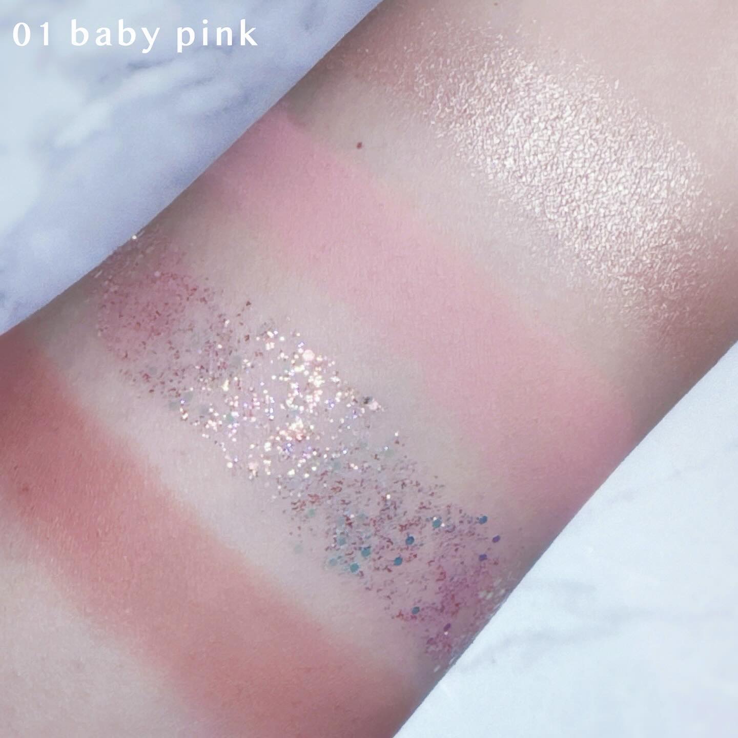 4色アイシャドウパレット 03 nudie apricot/MOKA Japan cosmetics/アイシャドウパレットを使ったクチコミ（3枚目）