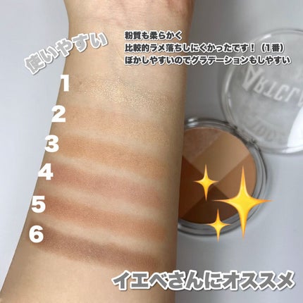 ARTICLASS BLENDING EYES/too cool for school/アイシャドウパレットを使ったクチコミ(3枚目)