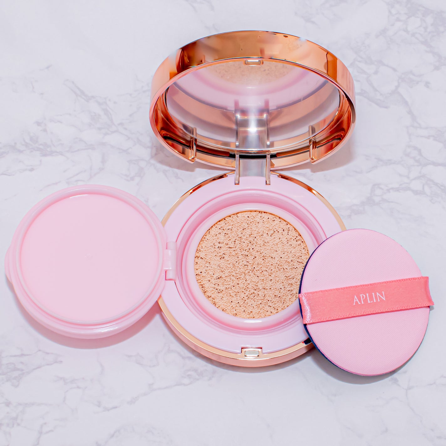 ピンクティーツリーカバークッション/APLIN/クッションファンデーションを使ったクチコミ(2枚目)