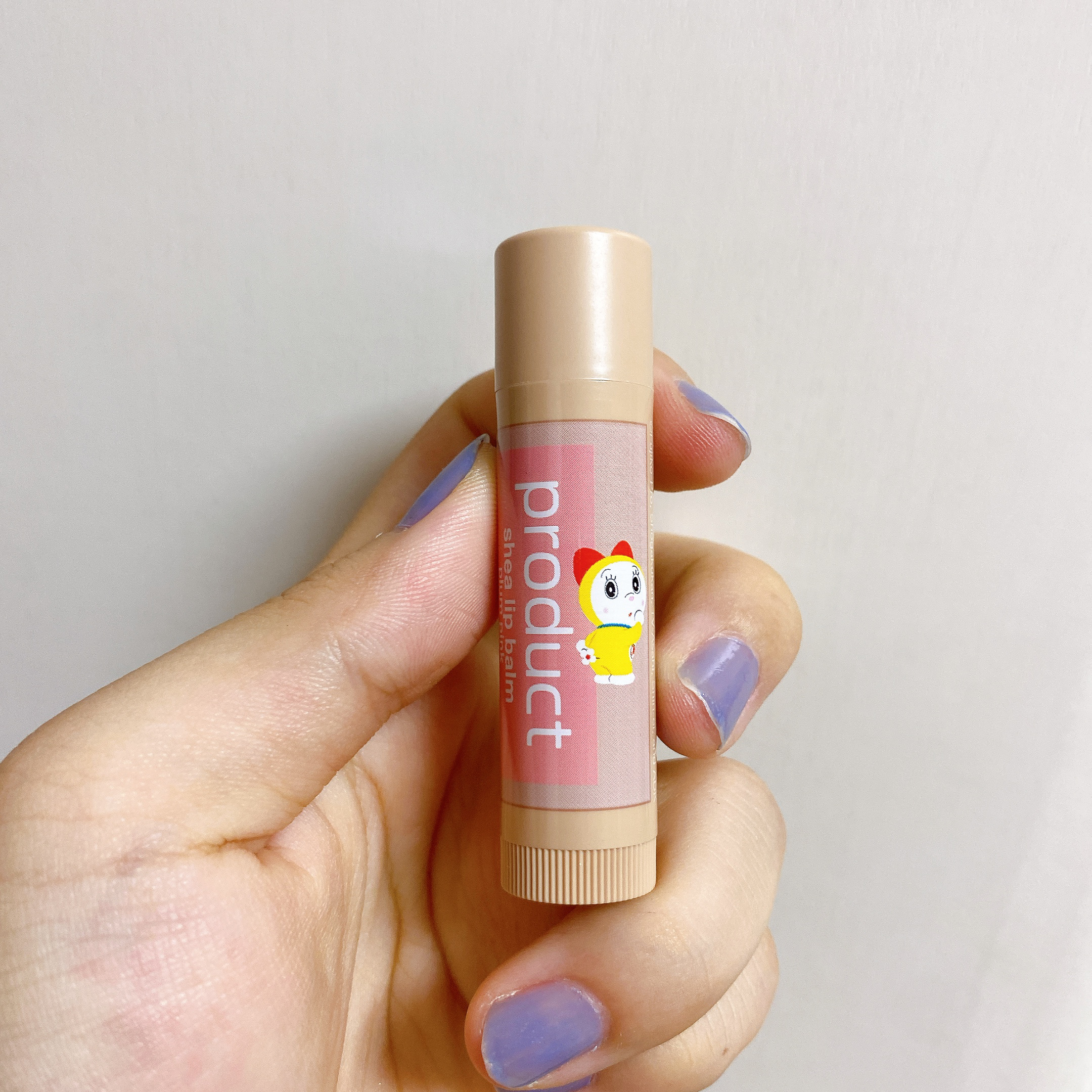 シアリップバーム プラムピンク（ドラミデザイン）/ザ・プロダクト/リップバームを使ったクチコミ（3枚目）