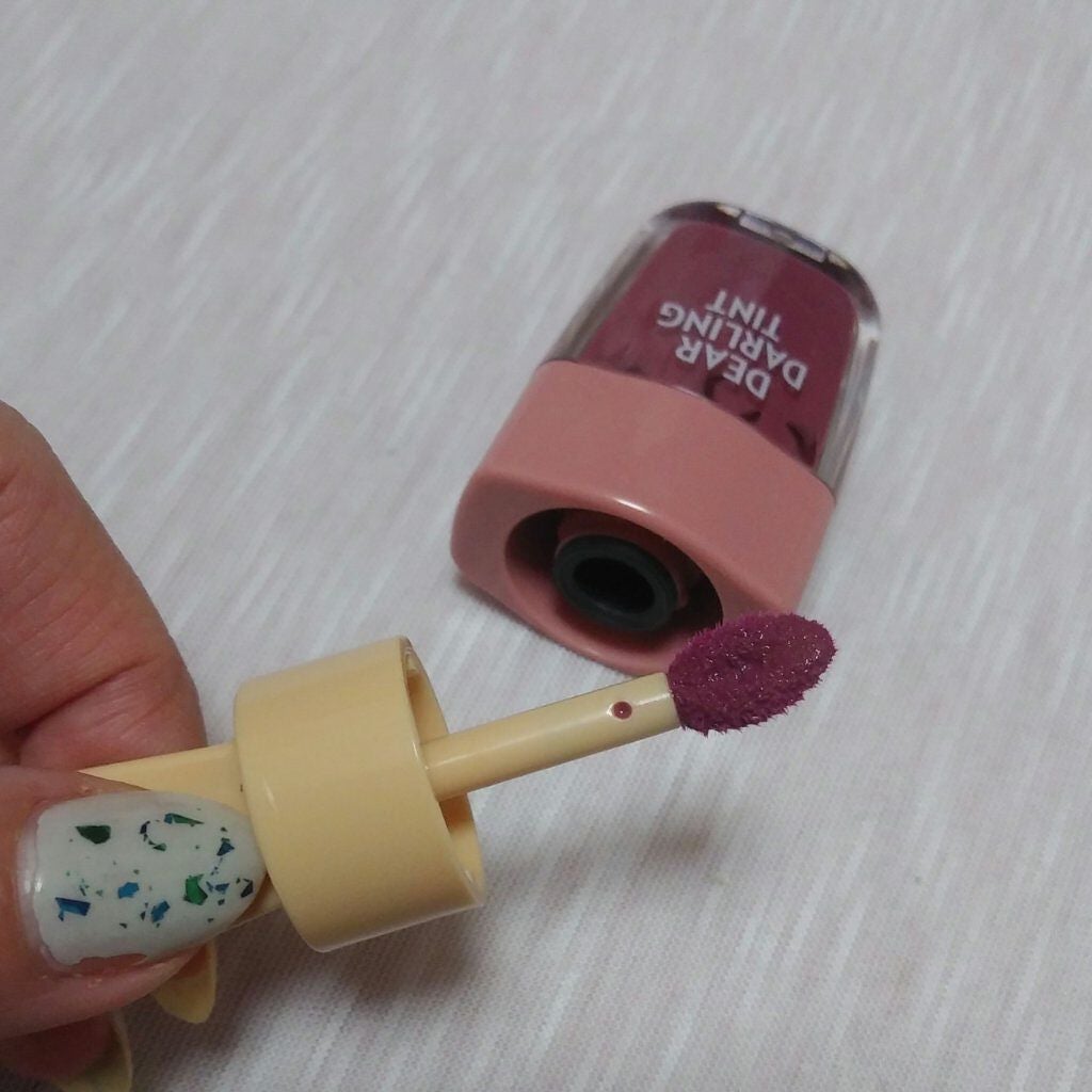 ディアダーリン ウォータージェルティント (アイスティント)/ETUDE/口紅を使ったクチコミ(2枚目)