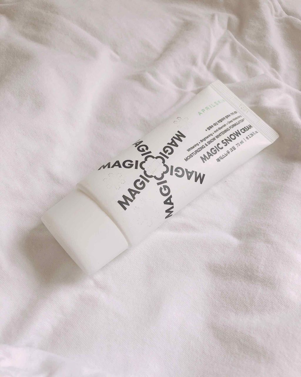 MAGIC SNOW CREAM/APRILSKIN/フェイスクリームを使ったクチコミ(1枚目)