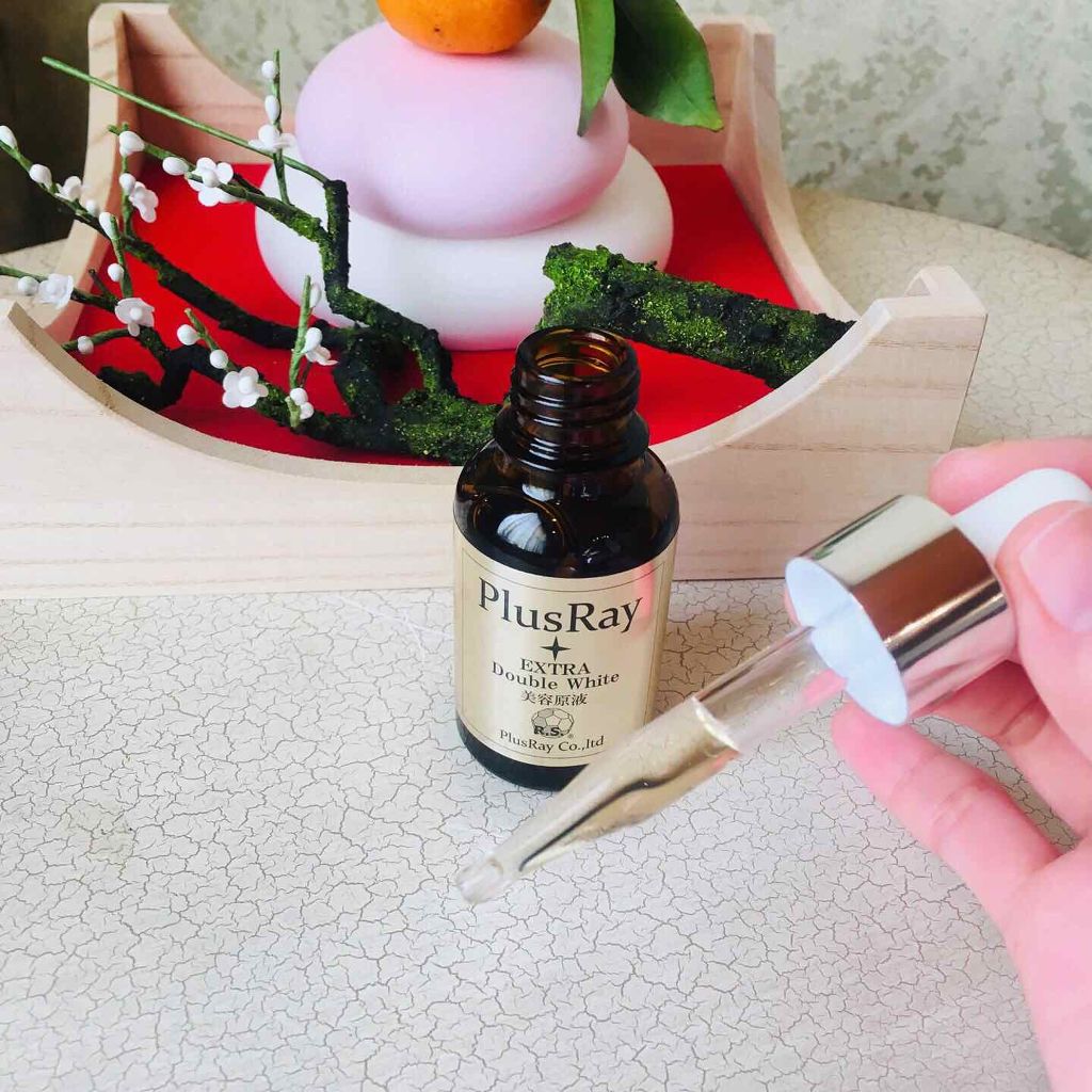 エクストラダブルホワイト美容原液/PlusRay/美容液を使ったクチコミ(2枚目)