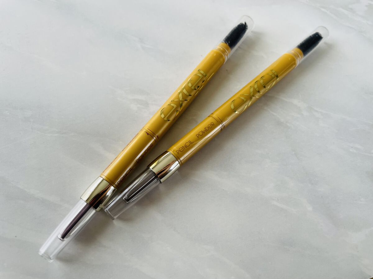 パウダー＆ペンシル　アイブロウＥＸ PD16 アッシュピンク(限定)/excel/アイブロウペンシルを使ったクチコミ（1枚目）