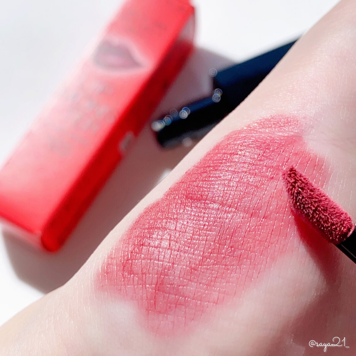 リップモンスター スフレマット/KATE/口紅を使ったクチコミ(2枚目)