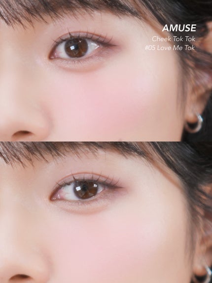 チークトクトク/AMUSE/リキッドチークを使ったクチコミ(4枚目)