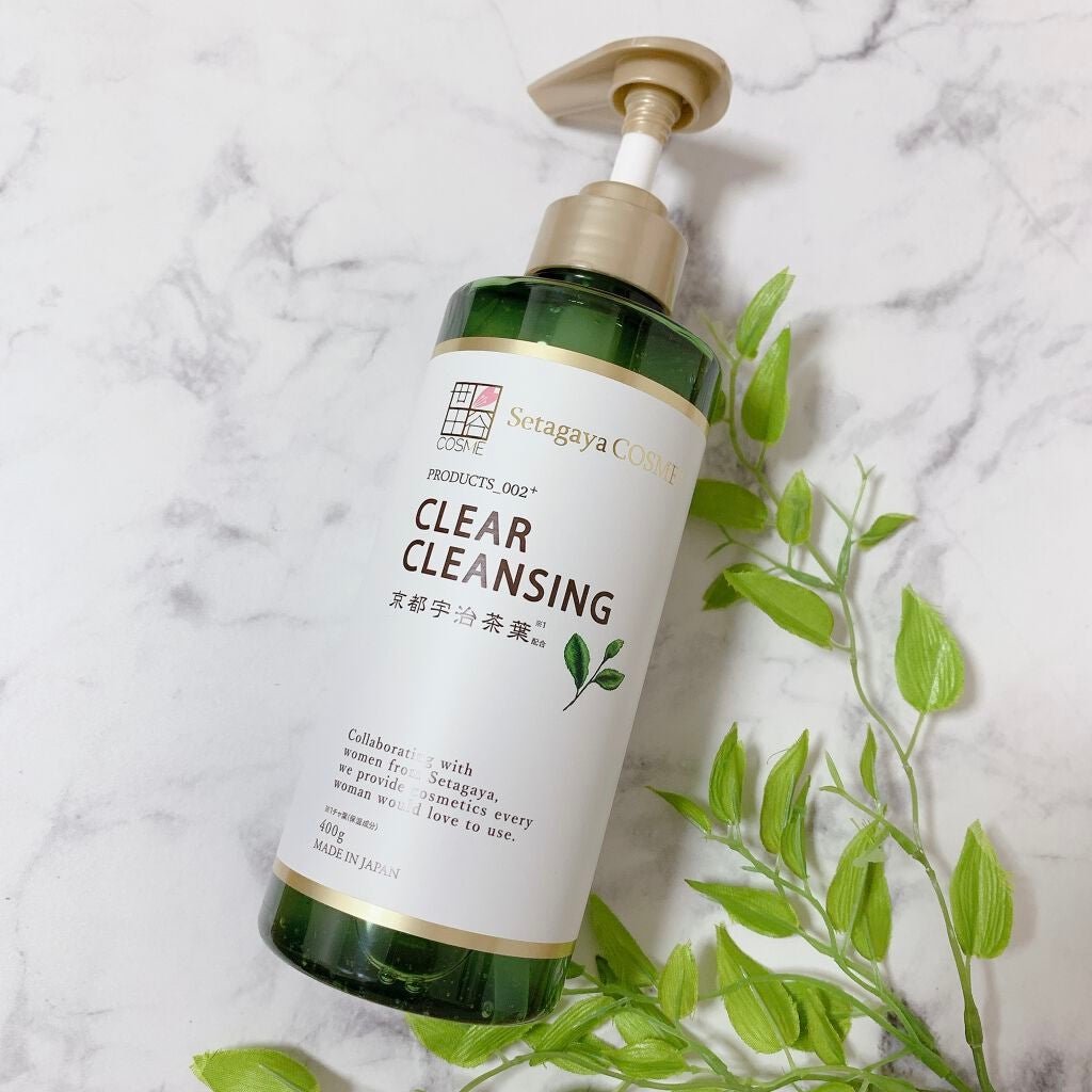 クリアクレンジング 京都宇治茶葉/世田谷コスメ/クレンジングジェルを使ったクチコミ(1枚目)