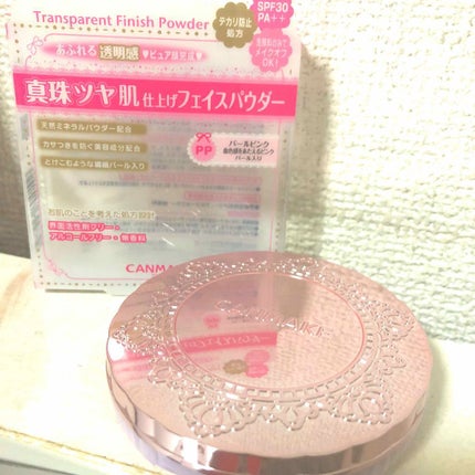 トランスペアレントフィニッシュパウダー/キャンメイク/プレストパウダーを使ったクチコミ(1枚目)