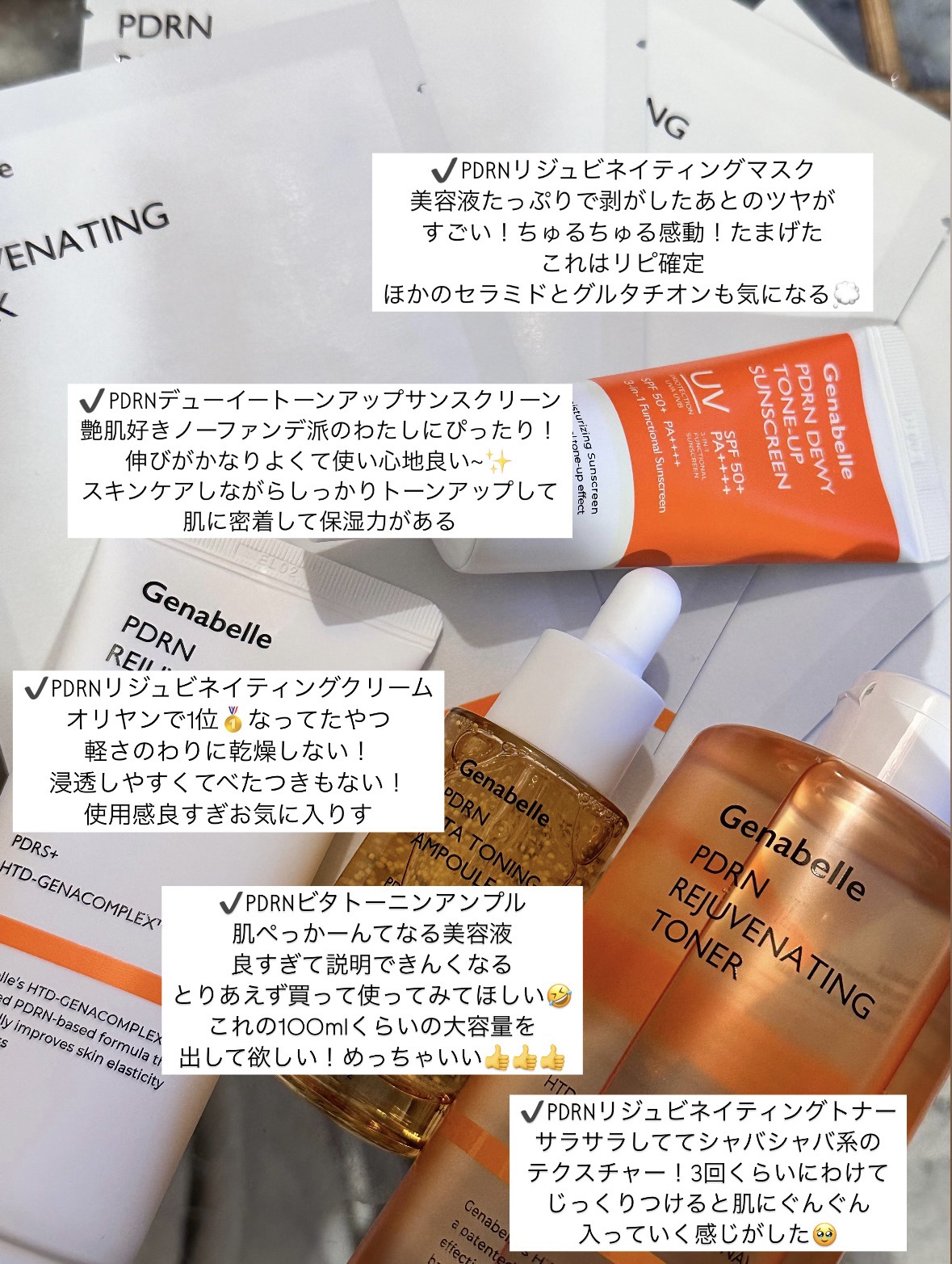 PDRNリジュビネイティングマスク/Genabelle/シートマスク・パックを使ったクチコミ（1枚目）