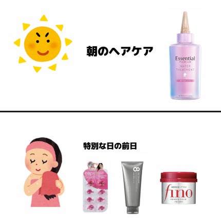 CCミルク/エッセンシャル/ヘアミルクを使ったクチコミ(3枚目)