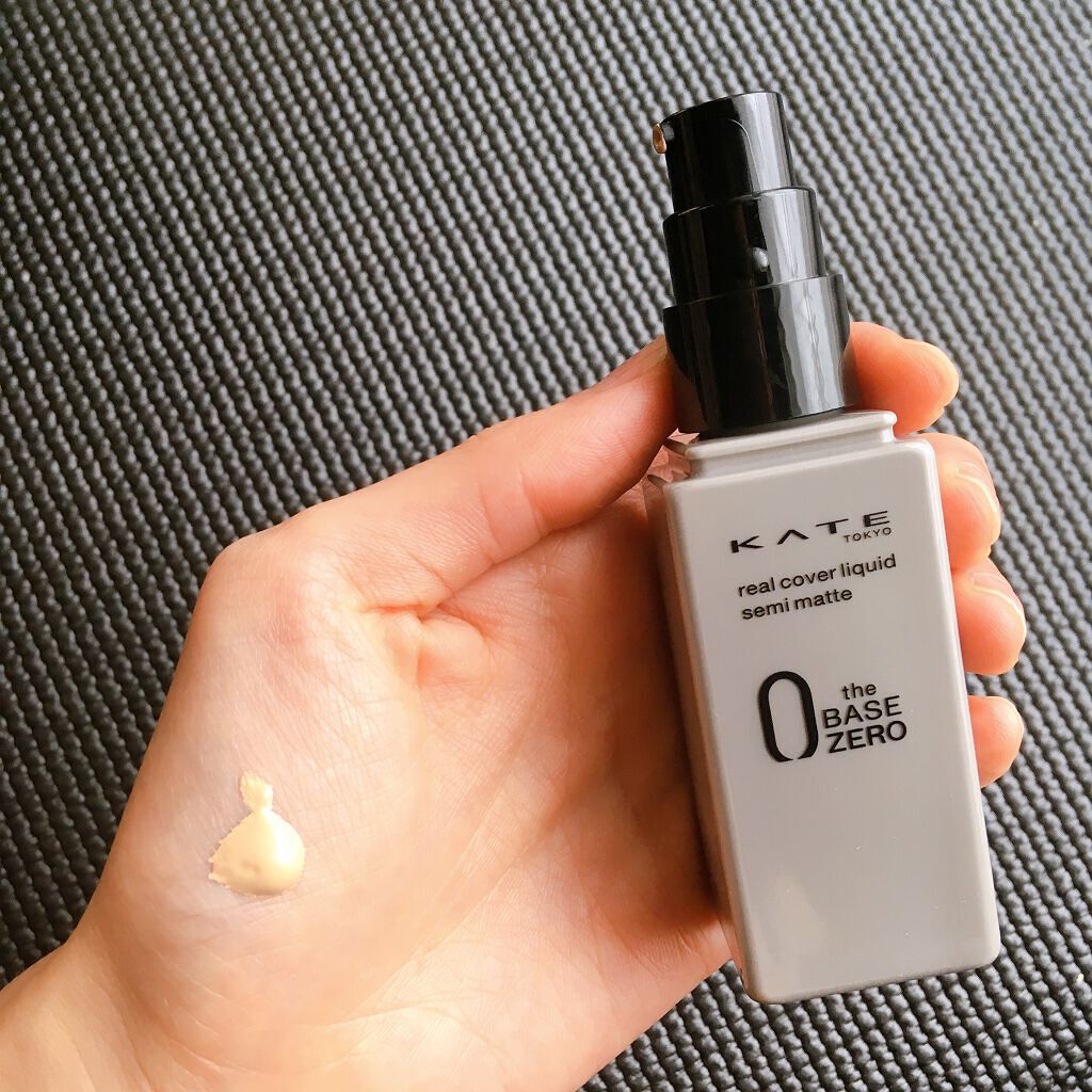 リアルカバーリキッド(セミマット)/KATE/リキッドファンデーションを使ったクチコミ(1枚目)