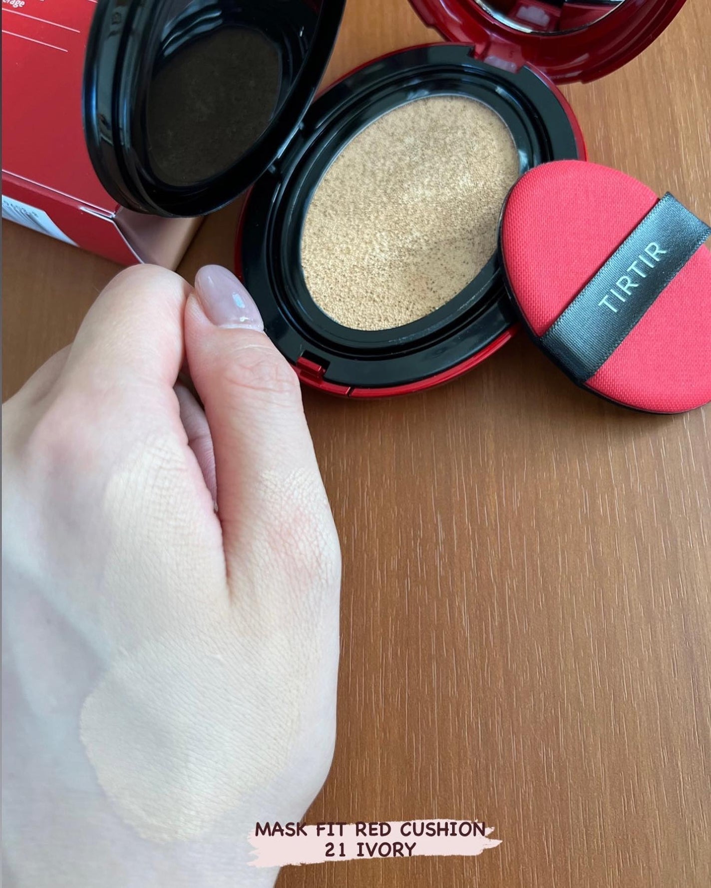 マスク フィット レッド クッション/TIRTIR(ティルティル)/クッションファンデーションを使ったクチコミ(2枚目)