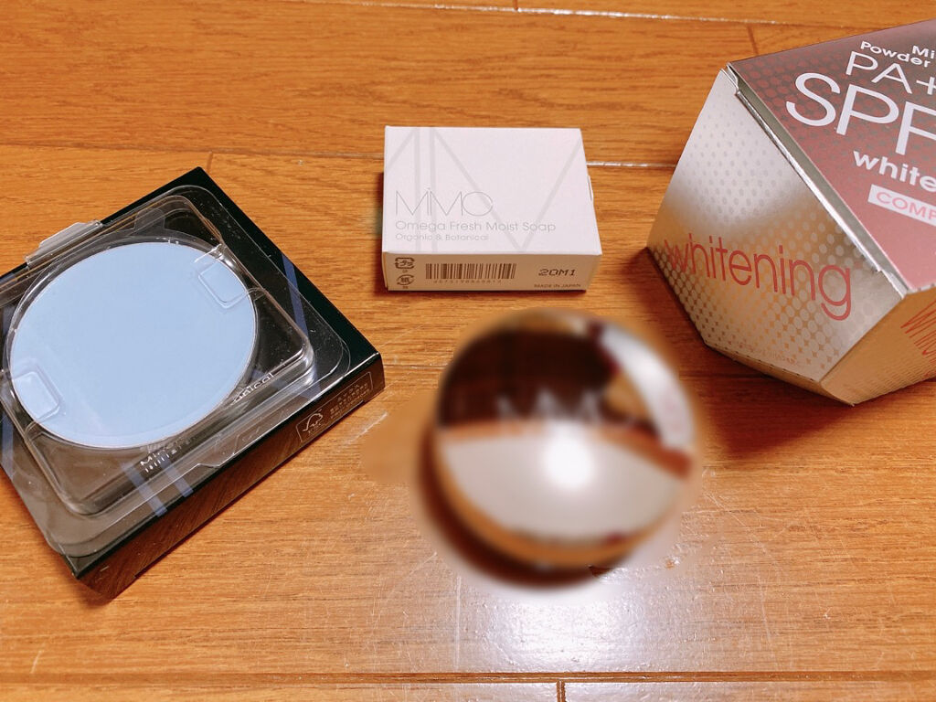 MiMC ナチュラルホワイトニングミネラルパウダーサンスクリーン（コンパクトタイプ）のクチコミ「✩︎購入品✩︎

大好きなMiMCの商品を購入しました🥰
今回は欲しいものがメイクアップキッチ.....」（2枚目）