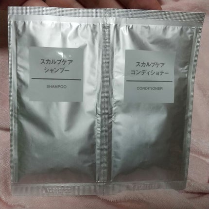 無印良品 スカルプケアシャンプー/コンディショナーのクチコミ「【使った商品】スカルプケアシャンプー/コンディショナー
【商品の特徴】頭皮ケア
【使用感】少し.....」(1枚目)
