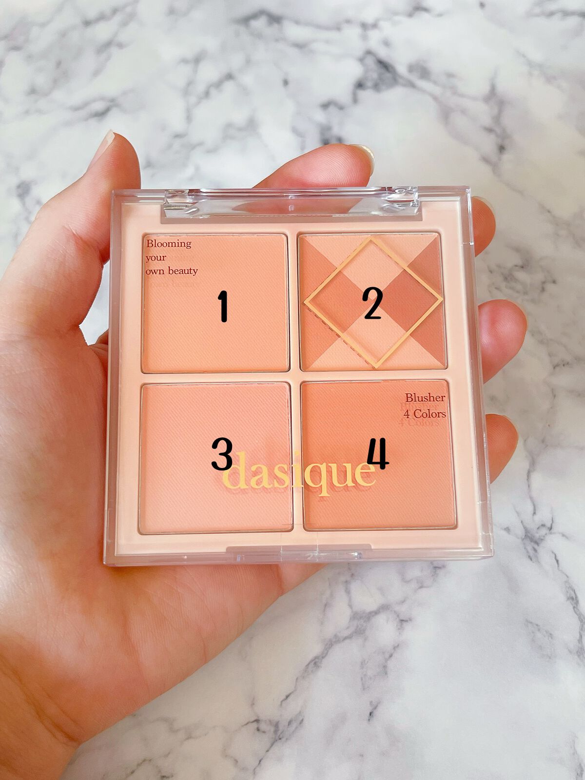 ブレンディングムードチーク/dasique/パウダーチークを使ったクチコミ(2枚目)