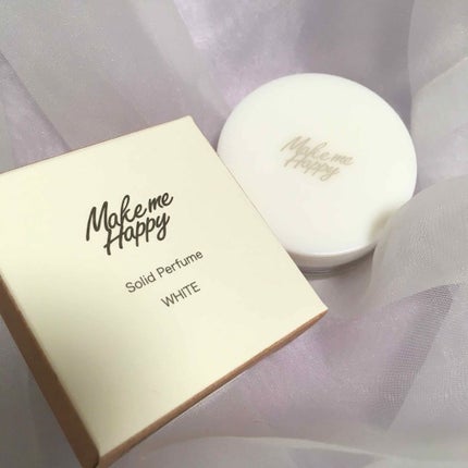 メイクミーハッピー ソリッドパフューム WHITE/キャンメイク/練り香水を使ったクチコミ(1枚目)