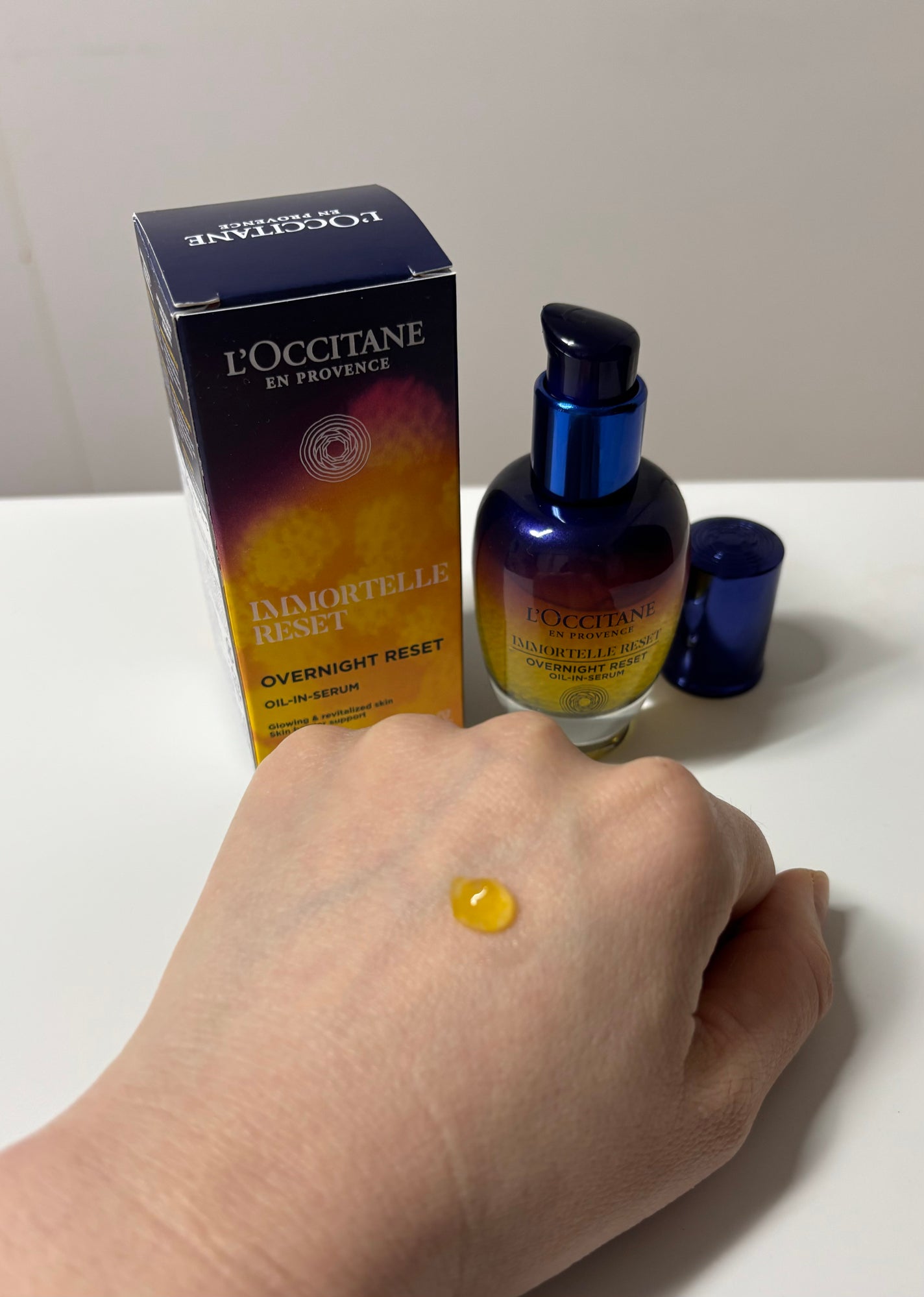 イモーテル オーバーナイトリセットセラム/L'OCCITANE/美容液を使ったクチコミ(3枚目)