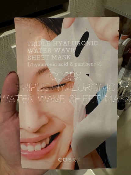 トリプルハイアルロニックウォーターウェーブシートマスク /COSRX/シートマスク・パックを使ったクチコミ(1枚目)