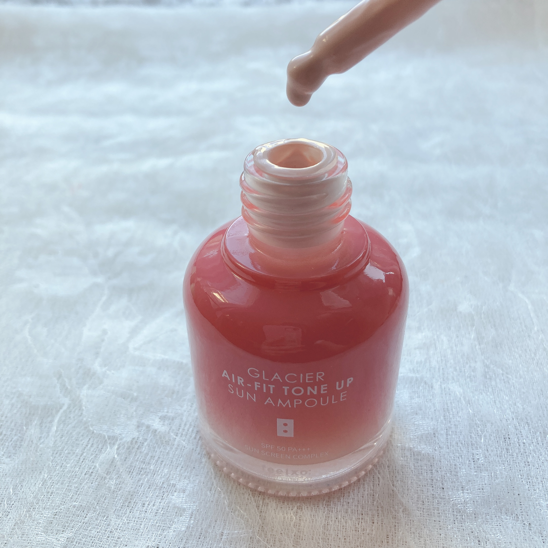 ピルソ グラシアエアフィットトーンアップサンアンプル SPF50 PA+++/feelxo/化粧下地を使ったクチコミ（3枚目）