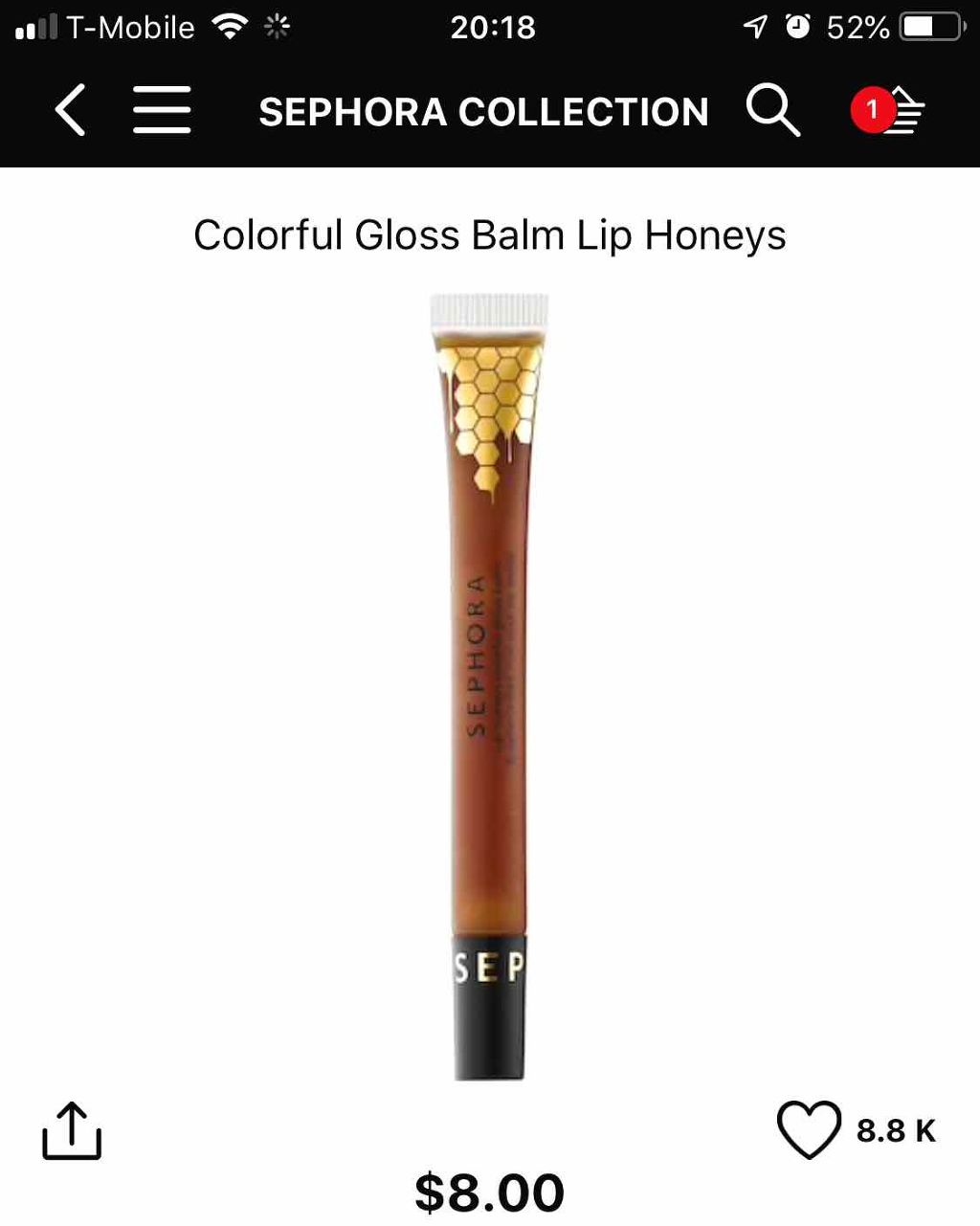 SEPHORA COLLECTION Colorful Gloss Balm Lip Honeys/SEPHORA/リップグロスを使ったクチコミ(2枚目)