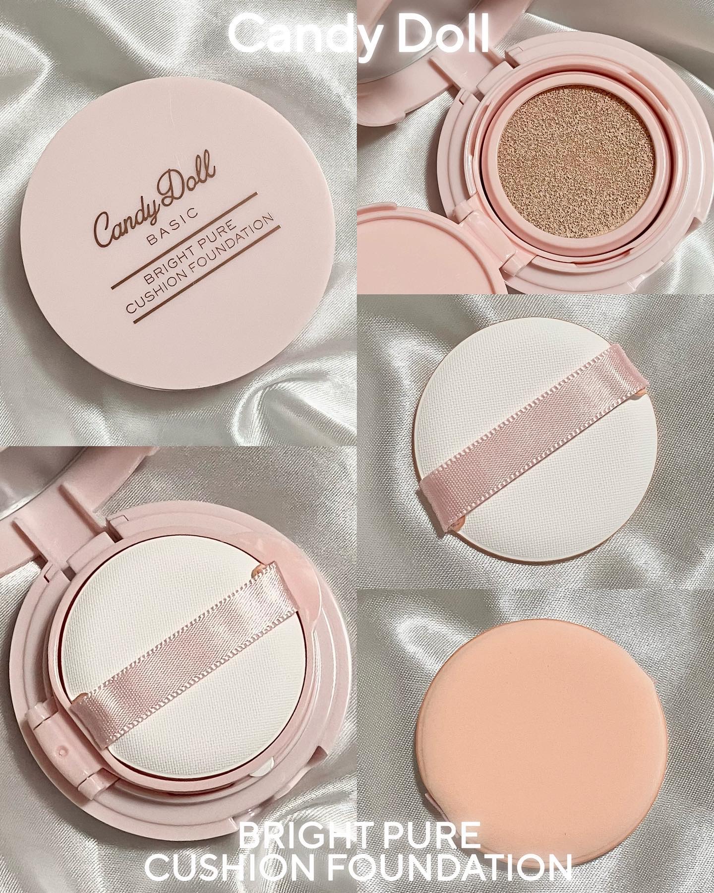 ブライトピュアクッションファンデーション 01 クリアバニラ/CandyDoll/クッションファンデーションを使ったクチコミ（3枚目）